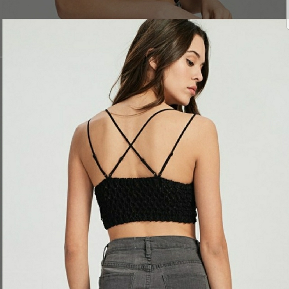 💛🐝SALE💛🐝 TRENDY BLACK LACE BRALETTE 🔥 - Picture 3 of 5